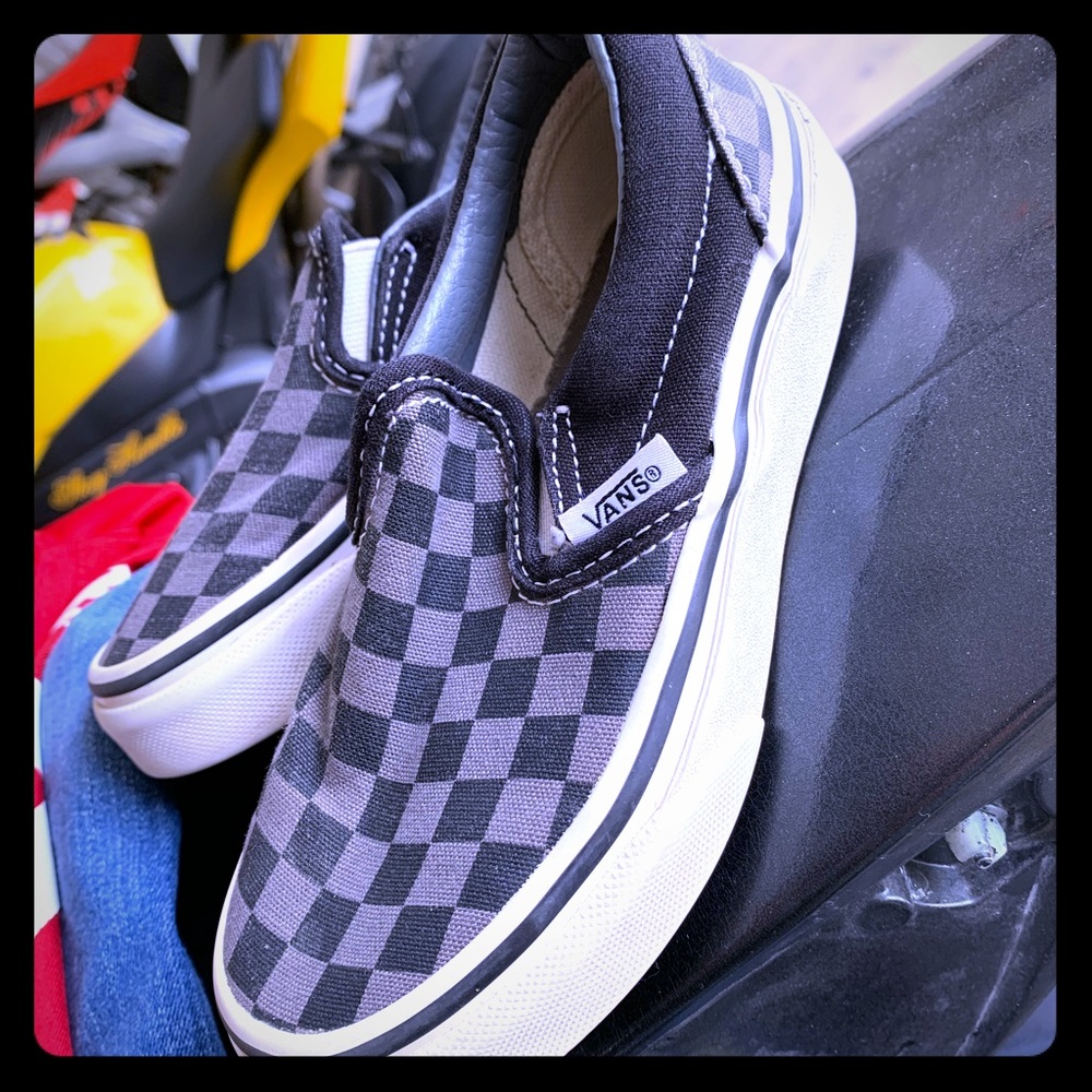 Vans checkered toddler size 10c